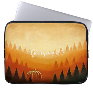 Personlig Pumpkin Harvest Autumnal Harvest Laptop Fodral