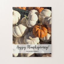 Personlig Pumpkin-Thanksgiving för servergruppsfot