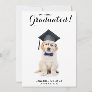 Personlig Puppy Hund Student, Studentfest Inbjudningar