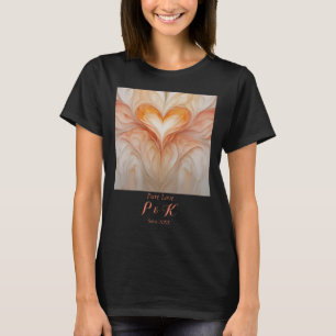 Personlig "Pure Kärlek" Monogram för par T Shirt
