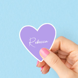 Personlig Purple Heart-dekal Klistermärken