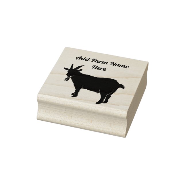 Personlig Pygmy Goat Farm Frimärke Stämpel (Stämpel)