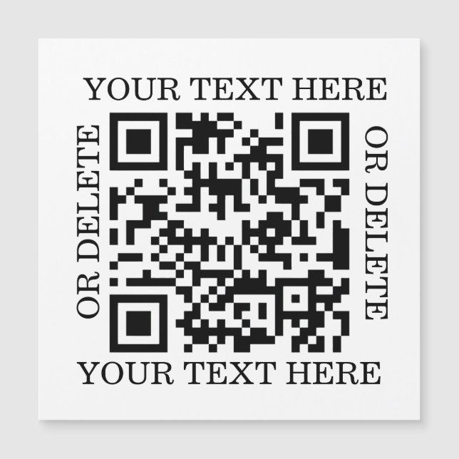Personlig QR-kod att skanna (Framsida)