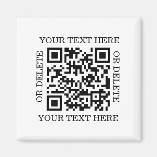 Personlig QR-kod att skanna Magnet