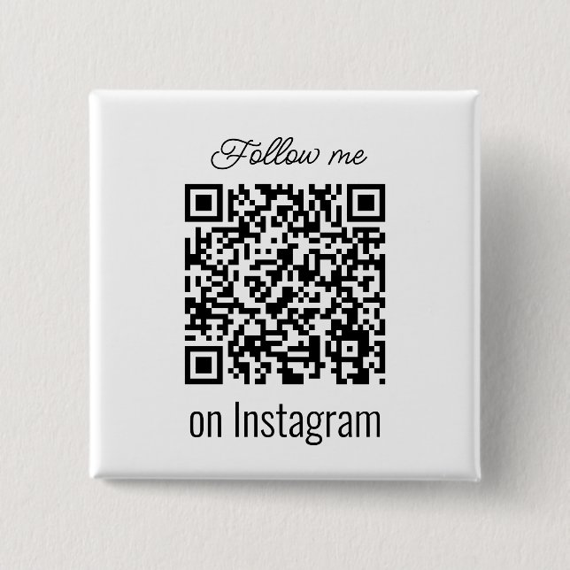 Personlig QR-kod Följ Media-knappen mig Social Knapp (Framsida)