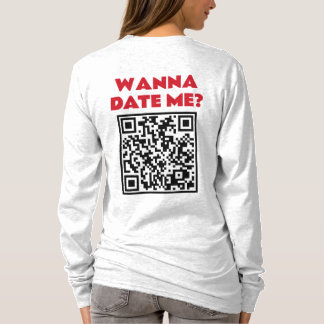 Personlig QR-kod – Vill du dejta/gifta dig med mig T Shirt