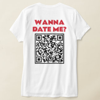 Personlig QR-kod – Vill du dejta/gifta dig med mig T Shirt