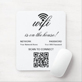 Personlig QR-kod WiFi Internet Scan to Connect Musmatta
