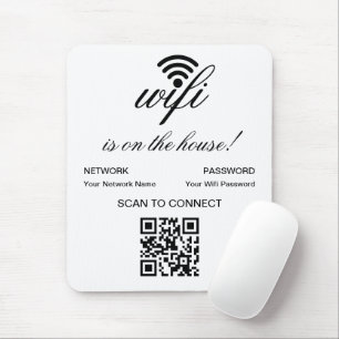 Personlig QR-kod WiFi Internet Scan to Connect Musmatta