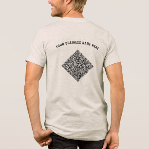 Personlig QR-koden T-Shirt med Anpassningsbar