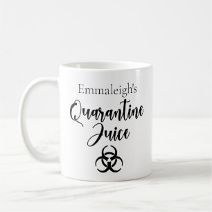 Personlig Quarantine Juice Funny Kaffemugg