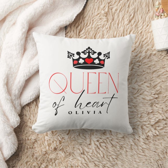 Personlig Queen Krona Kudde (Filt)