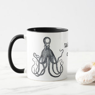 Personlig Quirky Octopus Mugg