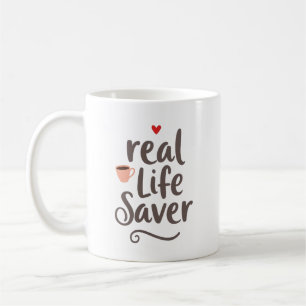 Personlig Räddare i verkliga livet Kaffemugg