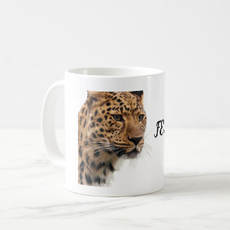 Personlig Räddlös Tiger Mugg med Anpassat Namn