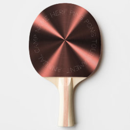 Personlig Radial Metallic look - Copper Pingisracket