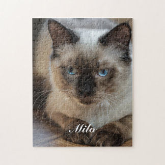 Personlig Ragdoll Katt Foto och Namn Pussel