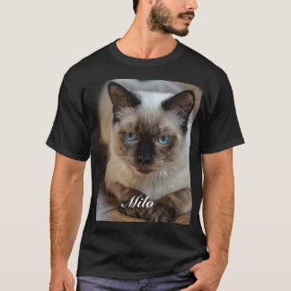 Personlig Ragdoll Katt Foto och Namn T Shirt
