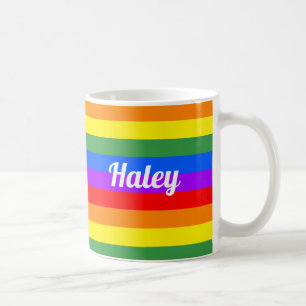 Personlig Rainbow Coffee Mugg