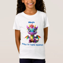 Personlig Rainbow Dragon T Shirt