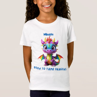 Personlig Rainbow Dragon T Shirt