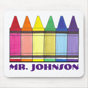 Personlig Rainbow Kritor Art Teacher Mousepad Musmatta