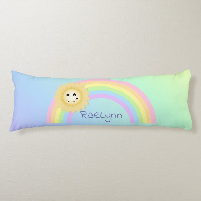 Personlig Rainbow Kroppskudde (Framsidan)
