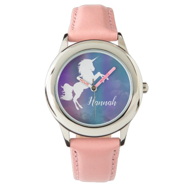 Personlig Rainbow Magic Unicorn Armbandsur (Framsida)