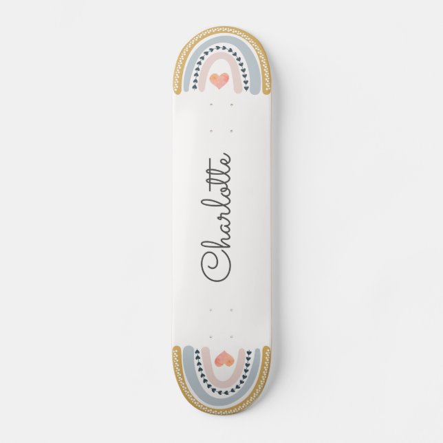 Personlig Rainbow Skateboard (Framsida)