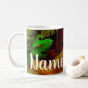 Personlig Rainforest Design Coffee Mugg, Kopp