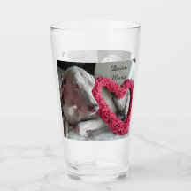 Personlig Rain's Heart - Weimeraner Hund Glass