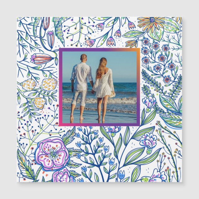 Personlig Ram Magnet Bild (Framsida)