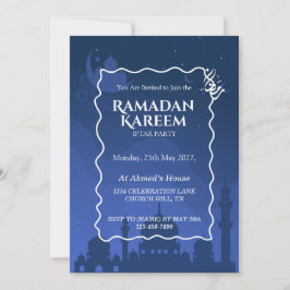 Personlig Ramadan Kareem Iftar-inbjudan Inbjudningar