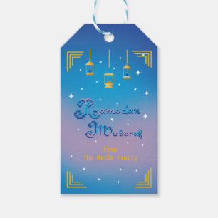 Personlig Ramadan Mubarak Presentetikett