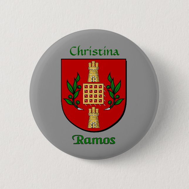 Personlig Ramos Historical Shield Knapp (Framsida)