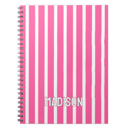 Personlig randig journal, anteckningsbok med eget