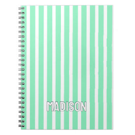 Personlig randig journal, anteckningsbok med eget