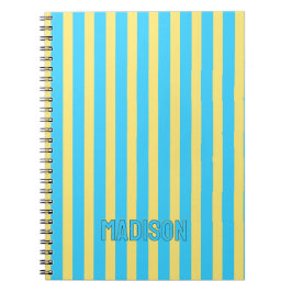 Personlig randig journal, anteckningsbok med eget