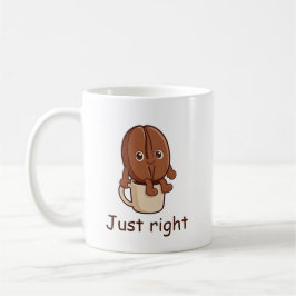 Personlig Rätt Liten Söt Kaffeböna Karaktär Kaffemugg
