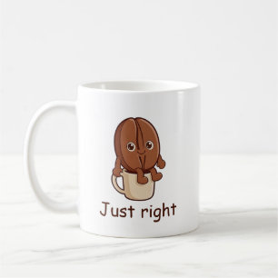 Personlig Rätt Liten Söt Kaffeböna Karaktär Kaffemugg