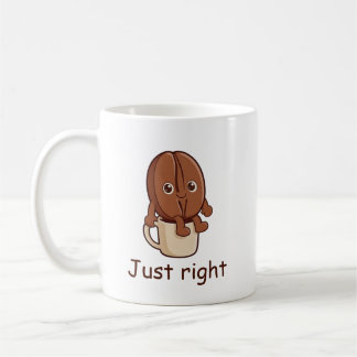 Personlig Rätt Liten Söt Kaffeböna Karaktär Kaffemugg