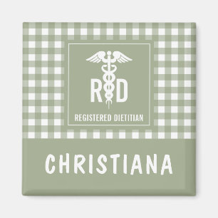 Personlig RD Registered Dietitian Play Mönster Magnet