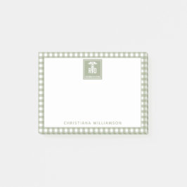 Personlig RD Registered Dietitian Play Mönster Post-it Block