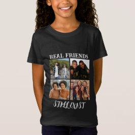 Personlig "Real Friends still Exist" - fototemp T Shirt
