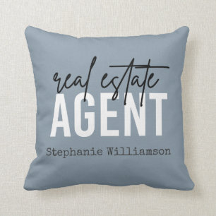 Personlig Real Gods Agent Gifts for Realtor Kudde