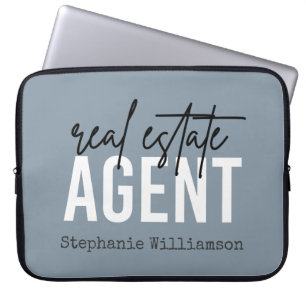 Personlig Real Gods Agent Gifts for Realtor Laptop Fodral