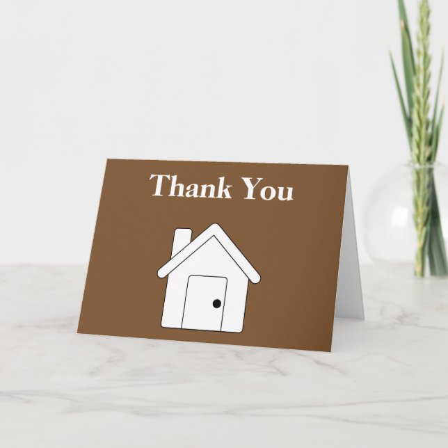 Personlig Real Gods Tack Kort (Framsida)