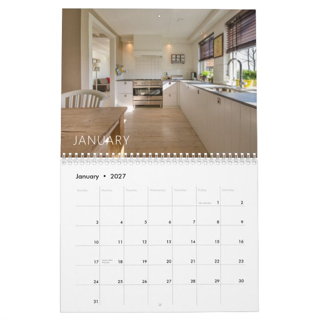 Personlig Realtor Kalender (Jan 2027)
