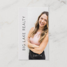 Personlig Realtor Modern Lodrät Photo Design