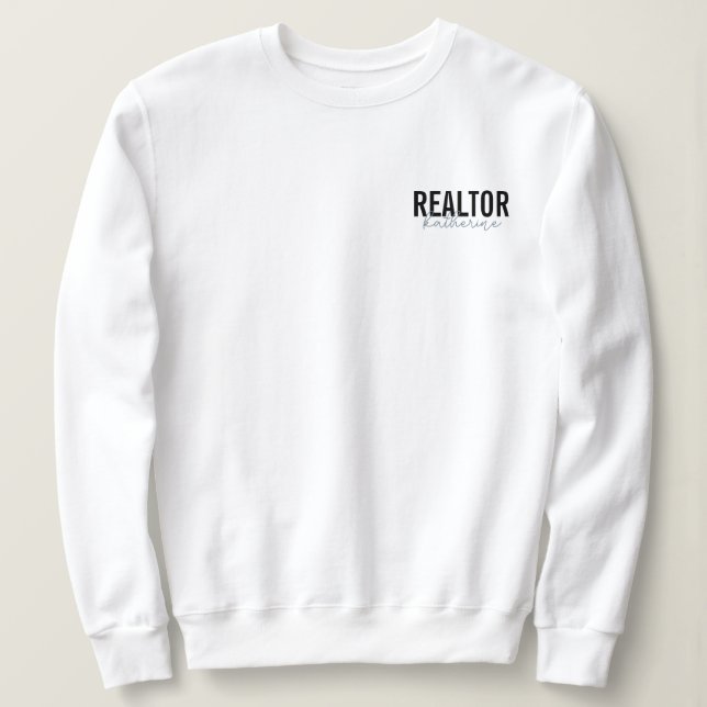 Personlig Realtor Real Gods Agent Gifts T Shirt (Design framsida)